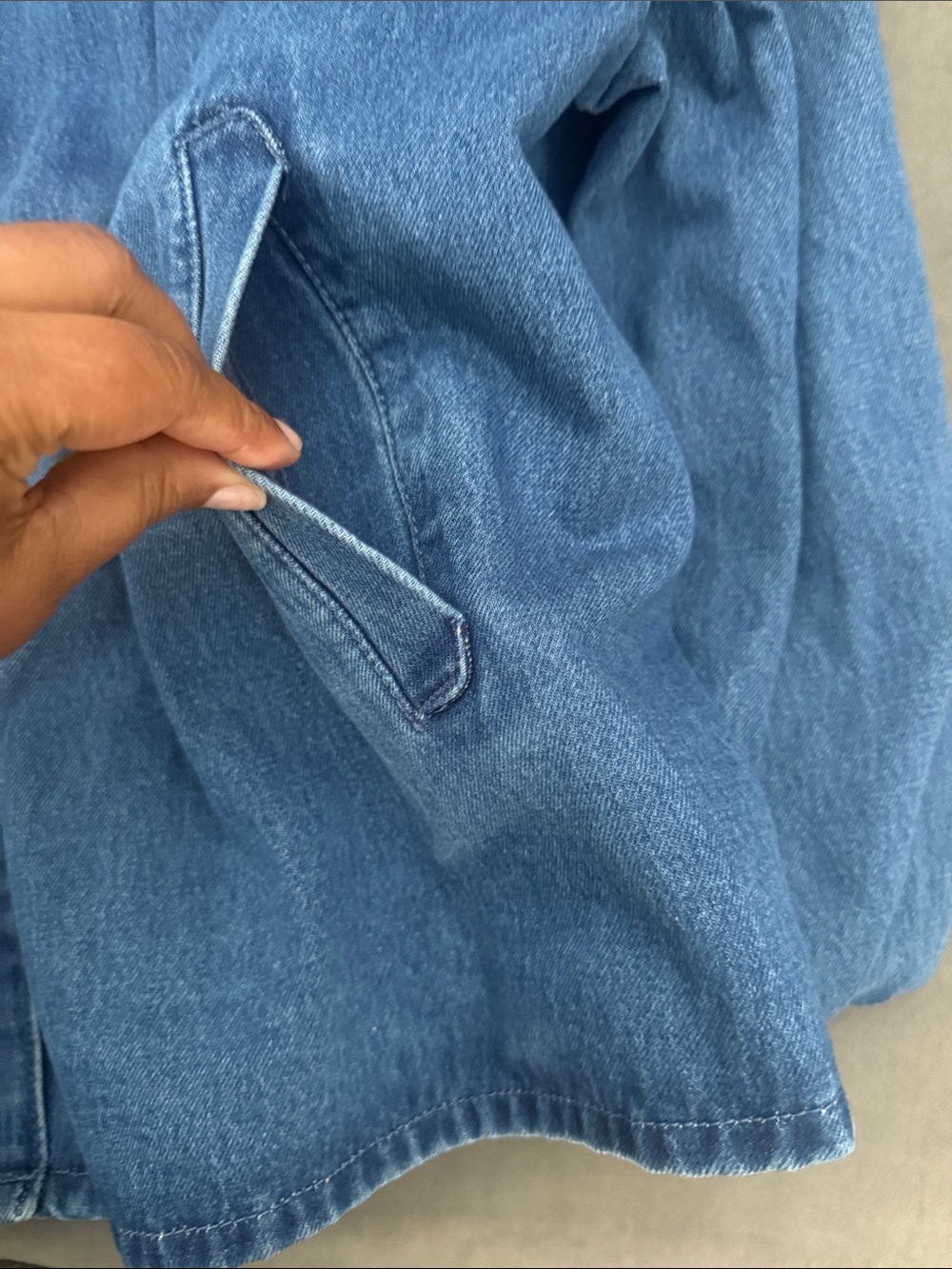 H&M Puffed Sleeve Twill Jacket - Picture 9 of 13